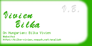 vivien bilka business card